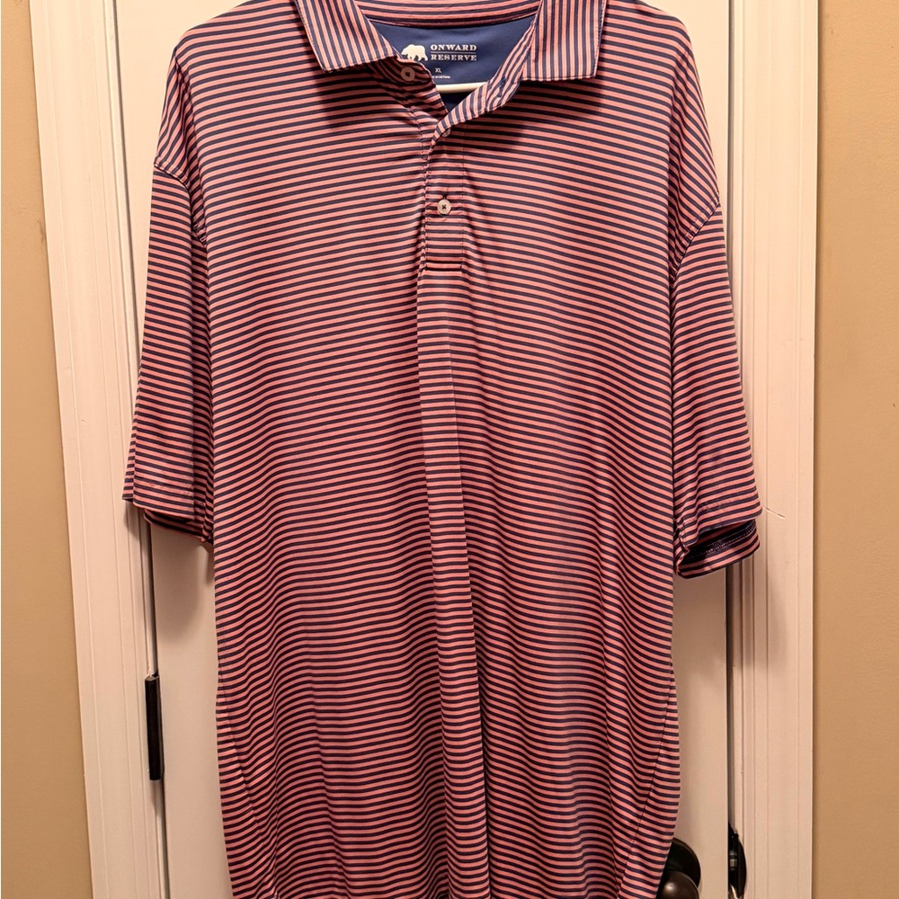 Onward Reserve Stripe Performance Polo XL